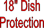 18" Dish
Protection